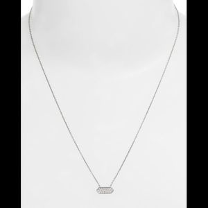 Dana Rebecca 14k white gold diamond necklace